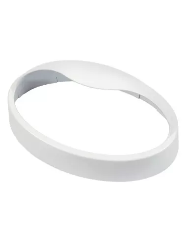 Cubierta de párpado horizontal blanca Fanton 62745 para plafón ovalado de 100 W