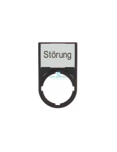 Portaetiquetas Eaton M22s-st-d8 30x50mm negro