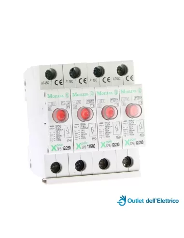 Parafoudre Eaton Spb-12/280/4 i ii 4P 280 V 1,5 kV 50 kA