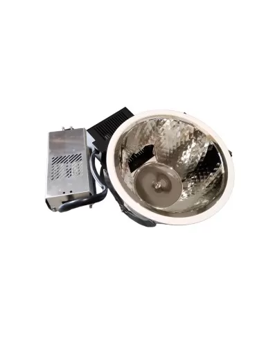 Iguzzini high recessed spotlight 2x26w white int aluminum g24d-3 263x148 w//electromechanical power supply system 43 3 3402 039