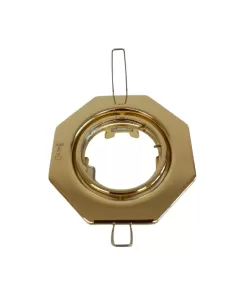 Domino led 84804-57s argonauti esagonale orientabile gx53 ottone