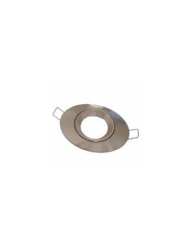 Spot encastrable ovale argenté orientable Loga clip