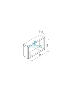 Linea light 52830 boîtier extérieur pour art 52625