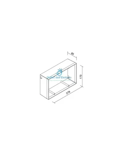 Carcasa exterior linea light 52830 para art 52625