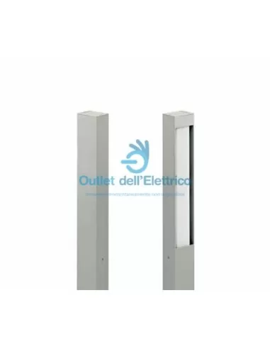 Lampe frontale Linea 53865, tige 2G11, 36W, H1400, monoem gris