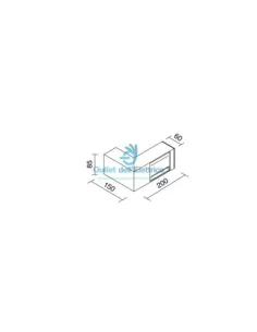 Light Line 58165 Mini-Stielapplikation 90 E27 14W Gr