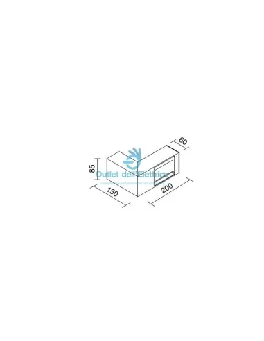 Light Line 58165 Mini-Stielapplikation 90 E27 14W Gr