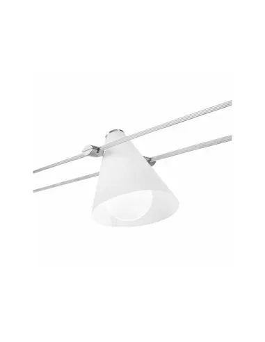 Linea light 59223 Halley e27 cono polic opale cromo