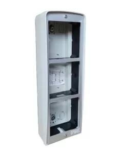 Boîtier Urmet 1145//343 pour installation sur colonne de 3 modules clavier sinthesi