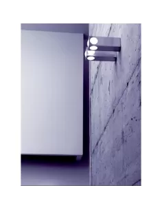 Viabizzuno a6 523 12 tulp 2 wall 40w e14 in aluminum