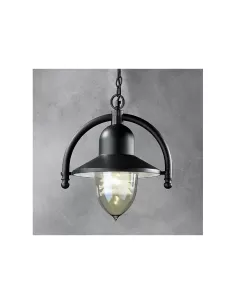 Garden light-porto180-sosp blu ral501 e27