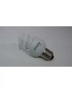 Lampe fluorescente spirale courte Sylvania 0024820, 11 W, culot E27, 2700 K