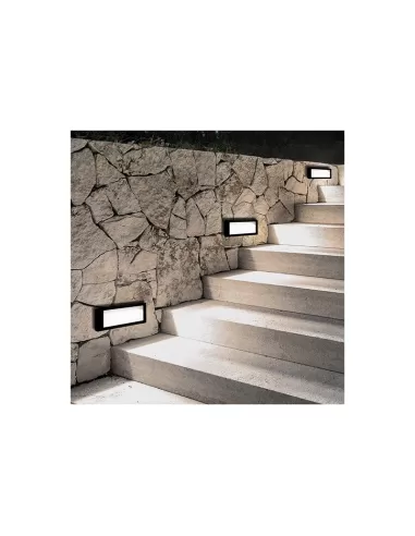Krea design 69311 step 1w-w bi 44x0,1w led bianco goffrato (plafone)