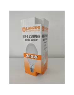 Lampe à halogénures métalliques ellisoïdale Lanzini MH-E 250 W // lumière du jour naturelle E40
