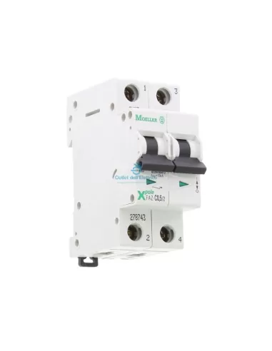 Disjoncteur Eaton Faz-c0.5/2 10 kA 2P C 0,5 A