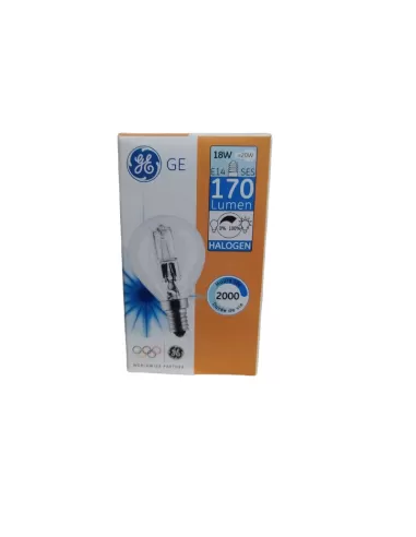 Éclairage général 76567 tu§18w halogène sphérique s//cl//e14 230v