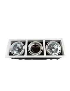 Ideallux am32300148 auto mix incorporado g53 2xg12 48° marco blanco