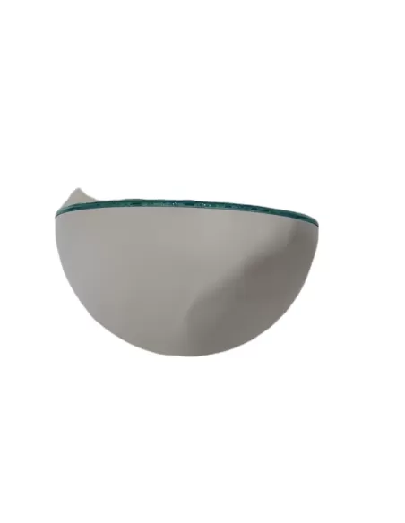 Buzzi & buzzi 7021-53 applique coral e27 bianco con cornice verde acqua
