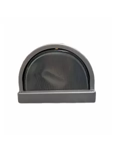 Performance in lighting 007908 applique polo 3 grigio metalizzato 2