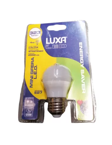 Luxa msf4wledc30 mini sphère LED 78 mm // 45 mm 4 W E27 3000 K