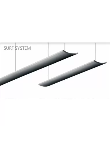 Artemide m090690 surf system cavetto di sospensione grigio