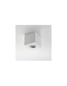 Spot en plâtre cubique Isyluce 821 100x100 GU10 28W max
