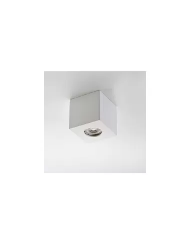 Spot en plâtre cubique Isyluce 821 100x100 GU10 28W max