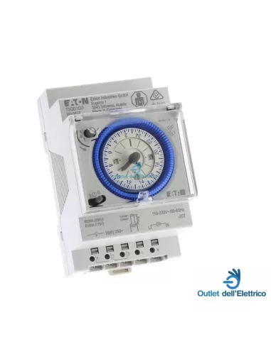 Réserve d'horloge analogique Eaton Tsqd1co 24h, 3 modules