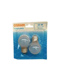 Osram luxury pearl lamp E27 fitting spherical frosted 25w 220-230v