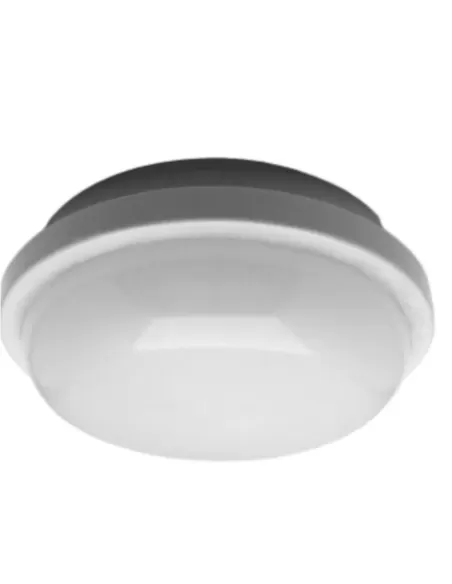 Nobile plt22/3k round wall/ceiling light led 20w 3000°k ip65 230v diff opal polycarbonate