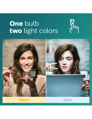 Philips ledss602step led ssw 60w a60 e27 ww-cw fr nd 1bc/4