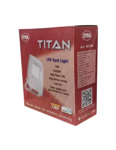 Spot LED Arteleta lyvia sp 300 10w ip65 finition blanc 4000°k