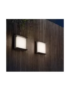 Zafferano ld0138g3 alu wall 154x154x61mm dark grey