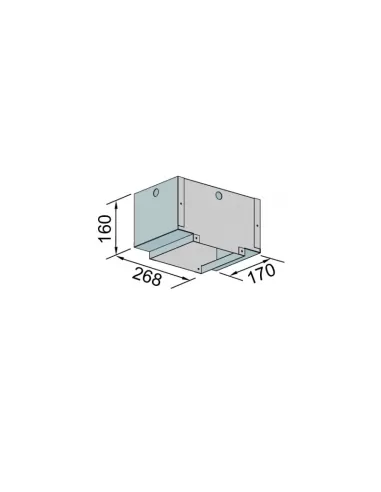 Lucifero built-in wall box 1st d170x314 mm h190 mm