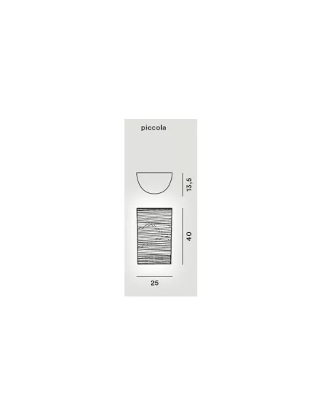 Foscarini 1820052 10 arbres petit mur blanc