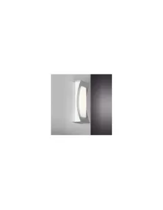 Ego luce 4303 40 voile applique//plafonnier 2x39w g5 t5 diffuseur opale métal gris
