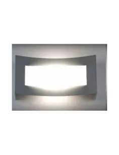 Ego luce 4303 40 sail wall/ceiling lamp 2x39w g5 t5 grey metal opal diffuser 2