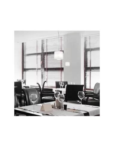 Ego luce 1147 55 sospensione alea g9 60w vetro cromato 120x100x100 mm