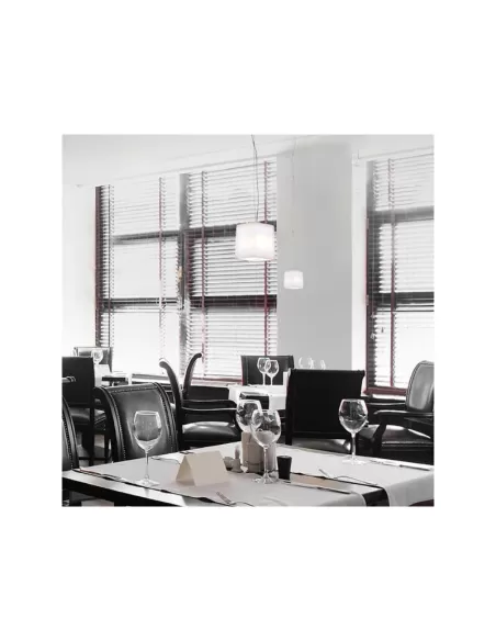 Ego luce 1147 55 suspension alea g9 60w chrome glass 120x100x100 mm