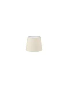 Lampshade in ivory self-extinguishing fireproof fabric