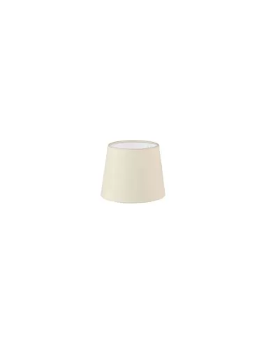 Lampshade in ivory self-extinguishing fireproof fabric