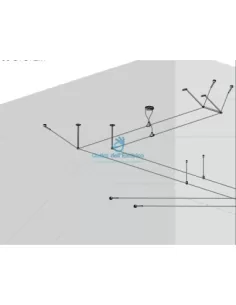 Câble de remplacement pour alimentation Linea Light TR4150-20, 1 cond f acc mt 20