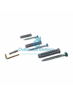Linea light tr4109-8 kit de fixation alimentation murale 150 nikel sa