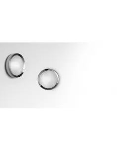 Artemide niki 312 tc-d 2x18w vtr chrome prismatic glass
