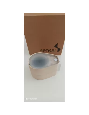 Applique murale Leucos 0305360362449 en bois de frêne avec ampoules LED 9 x 1,2 W, 3000 K, radio FM, Bluetooth et éclairage RGB 