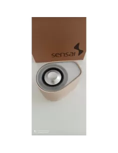 Leucos 0305360362449 lampada wood a parete led 9x1,2w 3000°k legno frassino con radio fm bluetooth rgb 2,6w 2