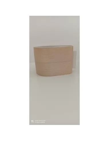 Leucos 0305360362449 lampada wood a parete led 9x1,2w 3000°k legno frassino con radio fm bluetooth rgb 2,6w