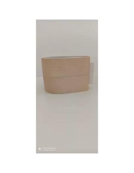 Leucos 0305360362449 lampada wood a parete led 9x1,2w 3000°k legno frassino con radio fm bluetooth rgb 2,6w