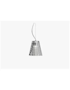 Fabbian flow suspension clear crystal dia 120 1xg9 60w