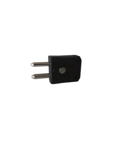 Gefran e1827106 männlicher standardkompensierter Stecker für TC J schwarz